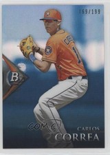 2014 Bowman Platinum Chrome Prospects Sapphire /199 Carlos Correa #BPCP20 0j4n