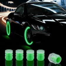 20 Pcs Glow In The Dark Tire Valve Caps Fluorescent Stem Green 20 Pcs Glow In The Dark Tire Valve Caps Fluorescent Stem Green