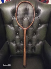 VINTAGE RAKIETA DO SQUASHA Z EPOKI WIKTORIAŃSKIEJ 1890' 1900'S KOLEKCJONERSKIE NIE HAZELLS🇬🇧