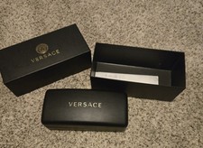 Versace Eyewear Case Black with Box New Never Used