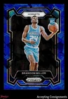 2023-24 Panini Prizm Blue Ice #152 Brandon Miller 63/125 ROOKIE RC HORNETS