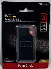 SanDisk Extreme Portable 2TB External USB-C NVMe SSD - Black - Factory Sealed!