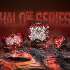 Novsight Offroad Led Pod Lights Halo Se Series Spot Flood Beam Redwhite Drl Us