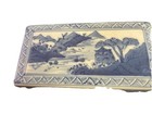 antique Chinese blue and white porcelain trinket box featuring a  Hand Oainted L — photo 7