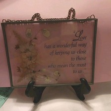 Pressed Dried Flower Sun Catcher