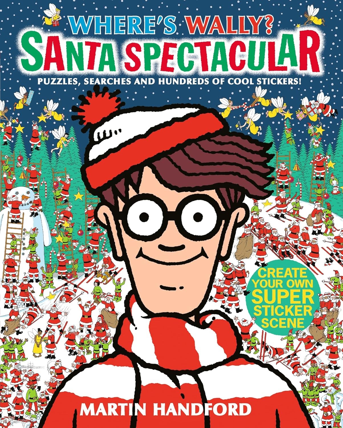 New Where S Wally Santa Spectacular Sticker Activity Book This Sensational Sa U - Image 7