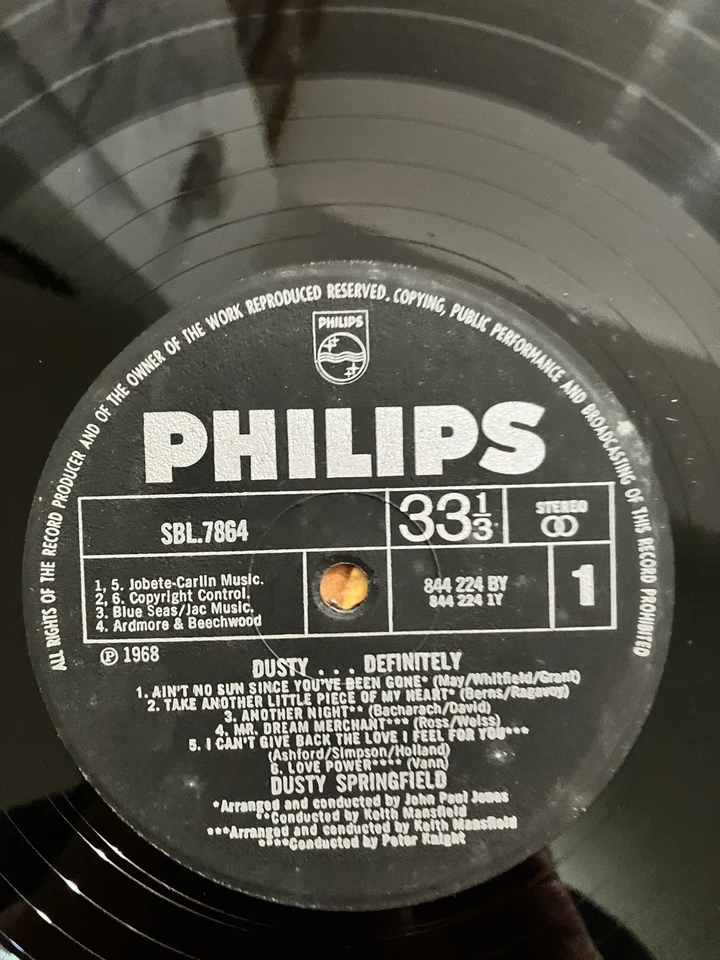 Dusty Springfield - Dusty...Defintely LP/ Philips SBL 7864/ 1968 - Image 4 of 4