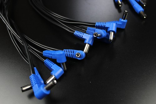10 Pack Effects Pedal DC Power Patch Cables Cords Pedalboard 5.5mm / 2.1mm 18... - Picture 2 of 7