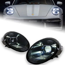 For Porsche 911 997 Black Matrix Led Projector Headlights 992 Style Drl 05-12