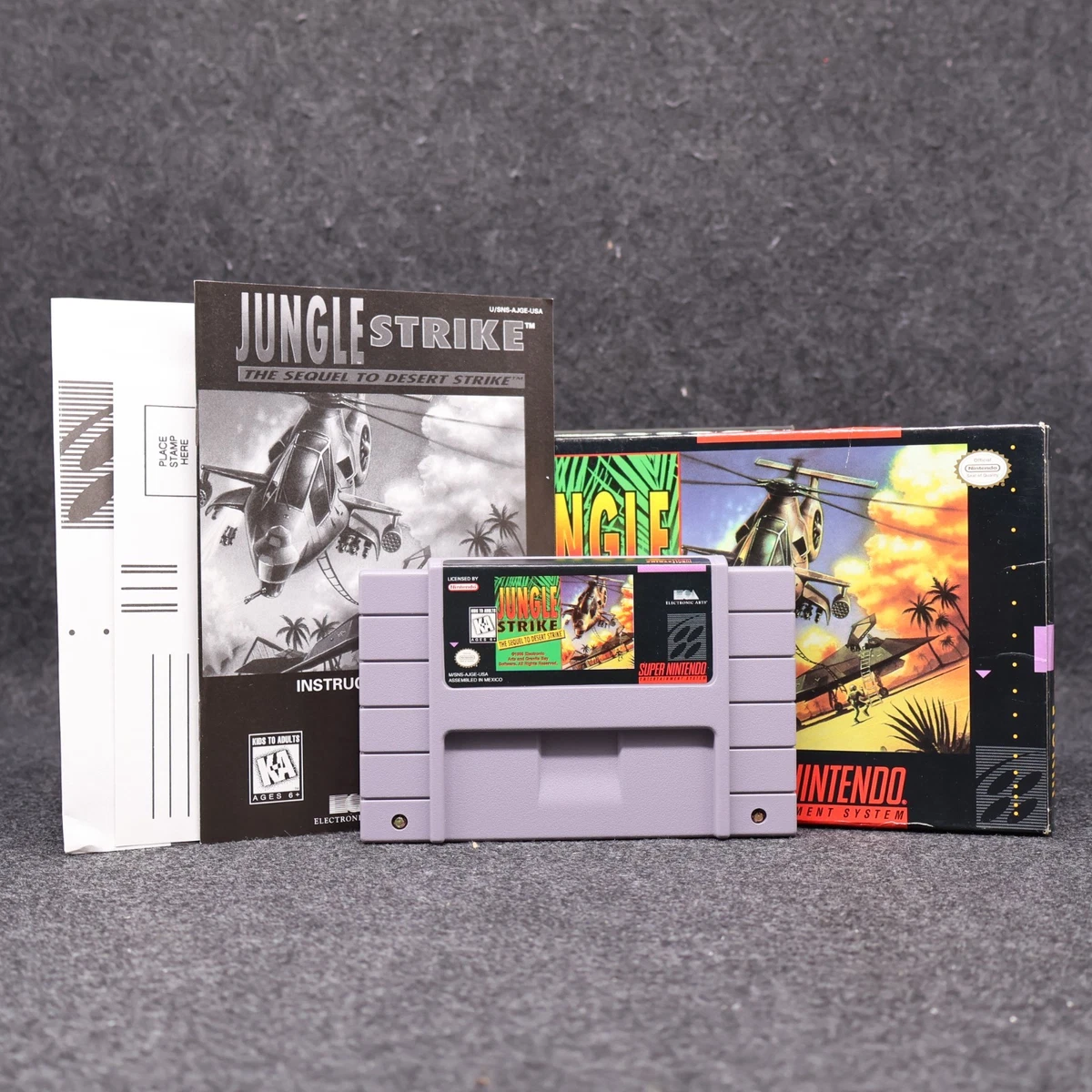 Nintendo SNES Video Games Jungle Strike for sale | eBay