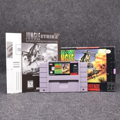 Jungle Strike (SNES) CIB - Authentic Great Condition