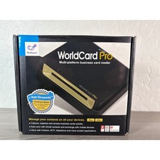 PenPower WorldCard Pro Multi-platform Business Card Reader Scanner Mac Win Black