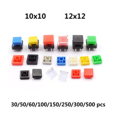 Tactile Switch caps Pushbutton Tact Switch Caps Keycaps Sqare /Round 10x10/12x12