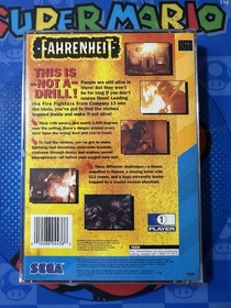 Fahrenheit (Sega 32X, 1995) Sega CD - CIB Complete 2 Disc W/ Manual