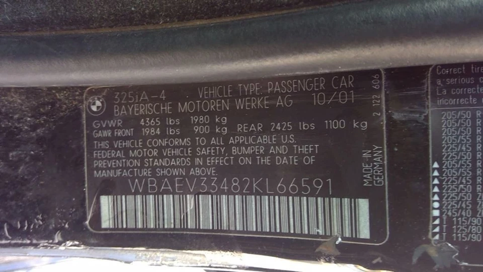 Luz antiniebla esquinera/estacionamiento sedán mercado canadiense compatible con BMW 320i 3852181 02-05 Foto 2 de 4