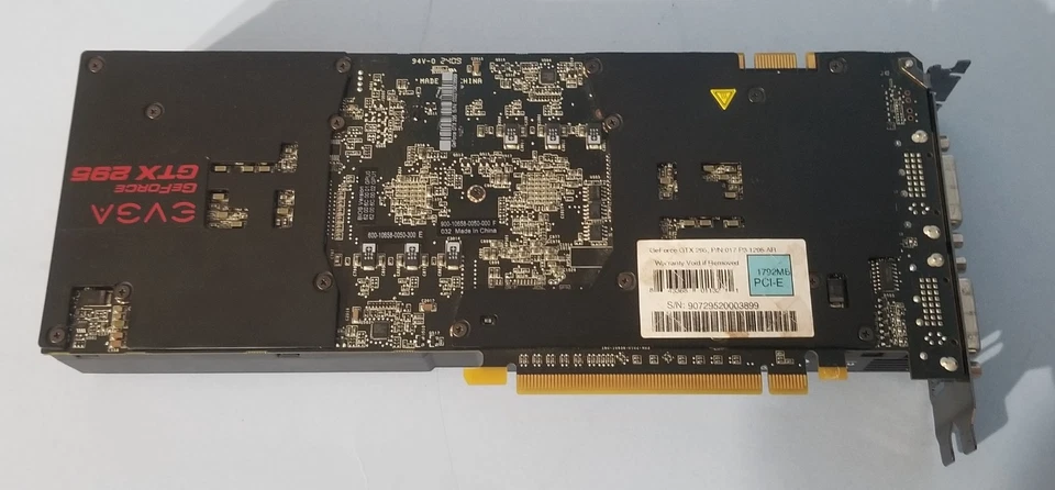 EVGA Geforce GTX 295 1792MB PCI-E 017-P3-1295 - Image 2 of 4
