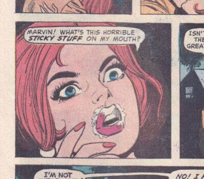 HEART THROBS 146 (1972 DC) Sticky Stuff Mouth Meme; Scarce Last Issue