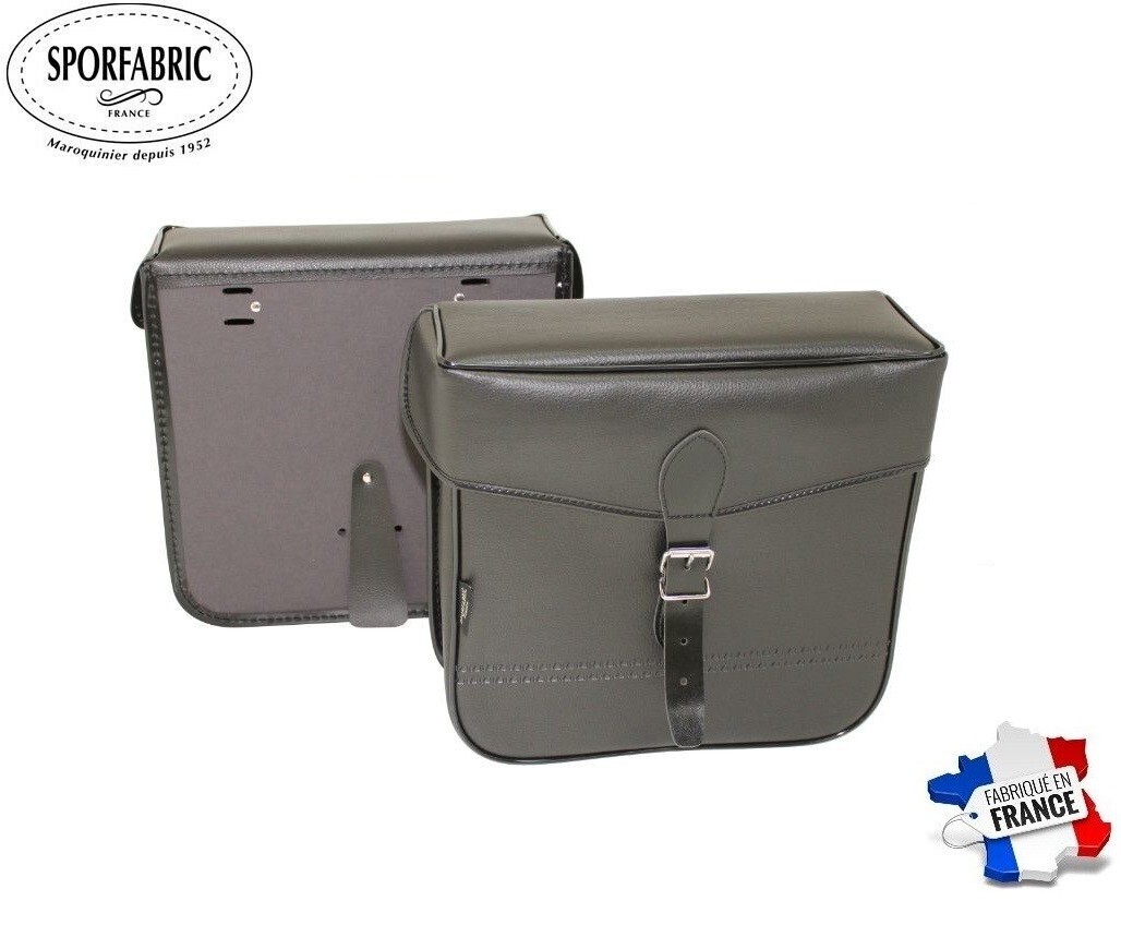 Vetements Vintage Paire De Sacoches Tradi SPORFABRIC Mobylette