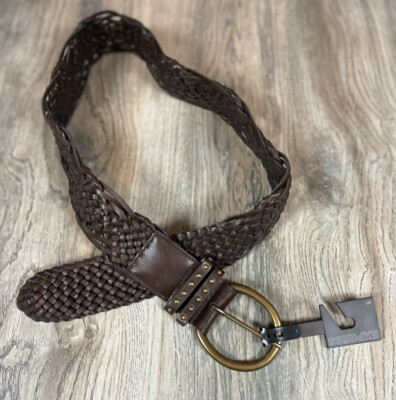 NEW! Thick Leather Weaved Boho Belt S JFGHDG Wide Belts for Women,Waist Belt,Woven Belts for Women  main image 2