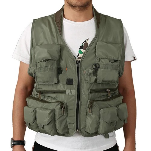 Fishing Vest Quick Dry Fish Vest Fishing Jacket Outdoor Sport Utility Waistcoat - Picture 21 of 27