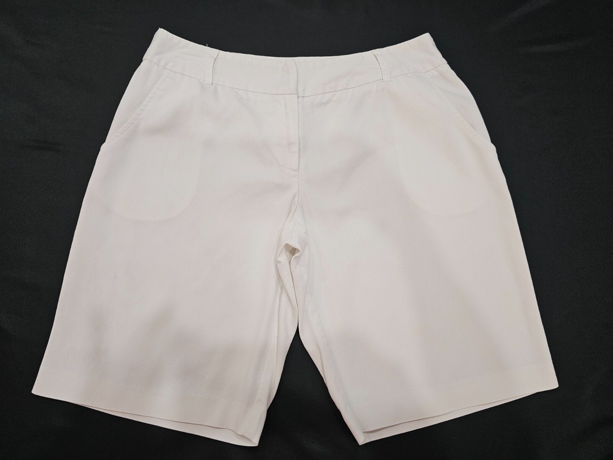 Court Tenay white short with front zipper size 12 S13 | eBay
