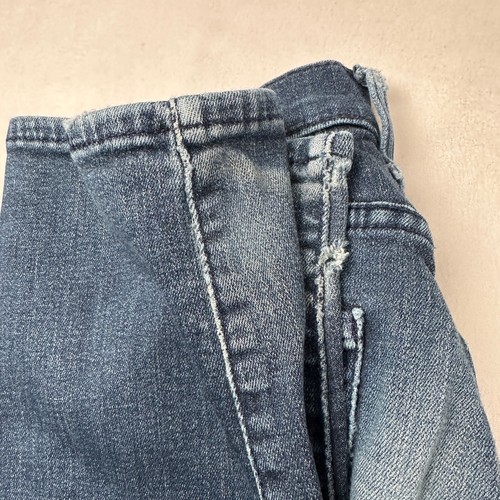Jeans Levis para hombre 28x32 azul (se adapta a 27x29) 502 bigote desteñido desgastado premium - Imagen 14 de 15