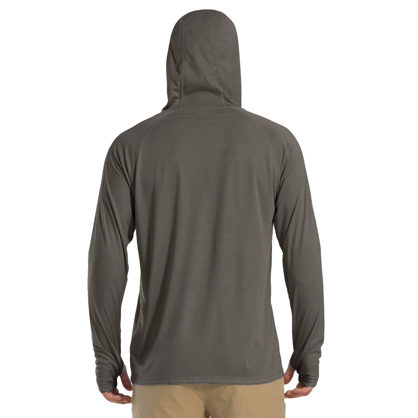 UPF50+ Men's Sun Skin Protection T-Shirt Hoodie Long Sleeve Outdoor Fishing Tops - Picture 44 of 133