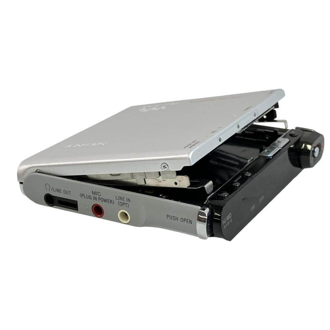 SONY MZRH1 MiniDisc Walkman HIMD Recorder Player Silver USED GOOD eBay