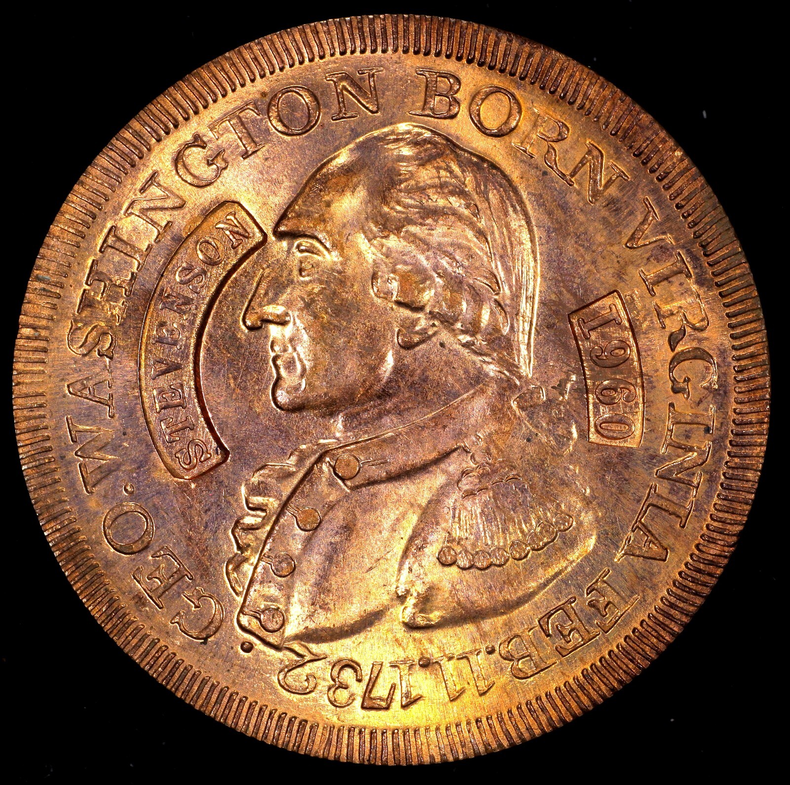 (1959) Washington Born Virginia Uniface Collis Restrike