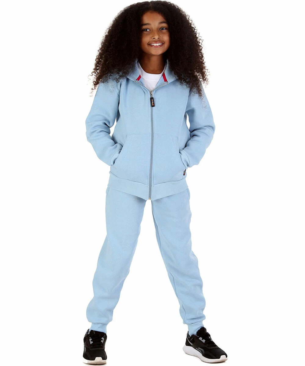 New Kids Tracksuit Fleece Zip up Hoodie Jogging Bottoms Drawstring Cuffed Warm
Opens in a new window