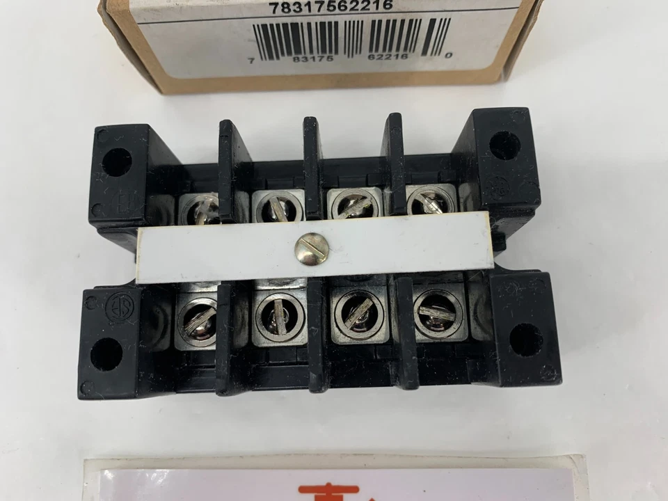 General Electric EB25B04 One-Piece Terminal Board 600V 30A 18 to 10 AWG Wire - Image 2 of 4