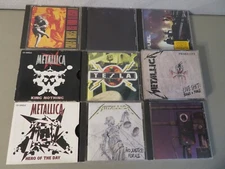 Vintage Rock & Heavy Metal Lot 9 CD’s Metallica - Tesla - G n R - Fuel