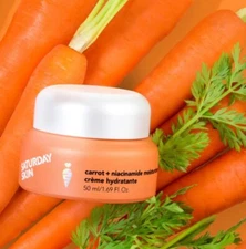 Saturday Skin carrot + niacinamide Moisturizer Cream 50 ml Skincare New Sealed