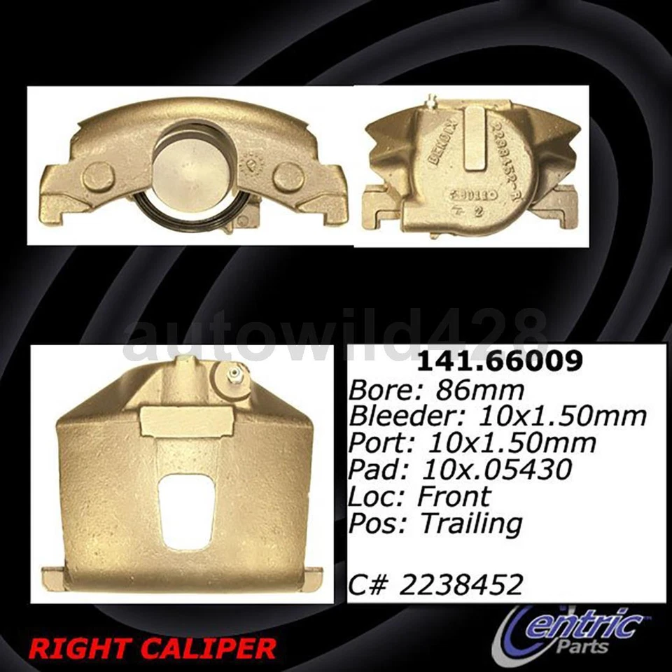 4x Pinza de freno delantera trasera centrada para Freightliner MT35 1997 1998 1999 2000 Foto 2 de 4