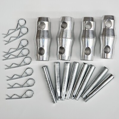 Aluminum F34 Truss Connector Coupler R-Clip Pack for ProX Global Truss Monoprice