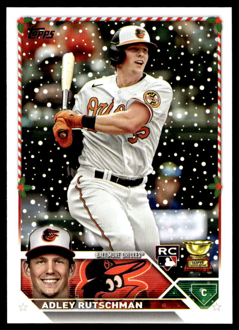 2023 Topps Holiday #H50 Adley Rutschman BASEBALL Baltimore Orioles