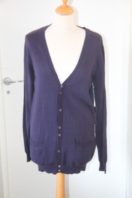 Original VOLCOM Long Strickjacke Weste '' Unknown '' lila * Gr: M neu