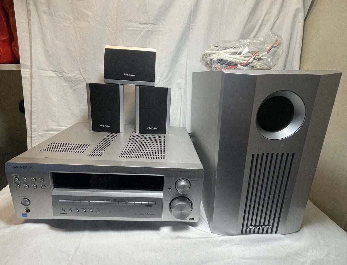 Pioneer Audio/Video Multi-Channel Receiver VSX-D414 & Subwoofer S