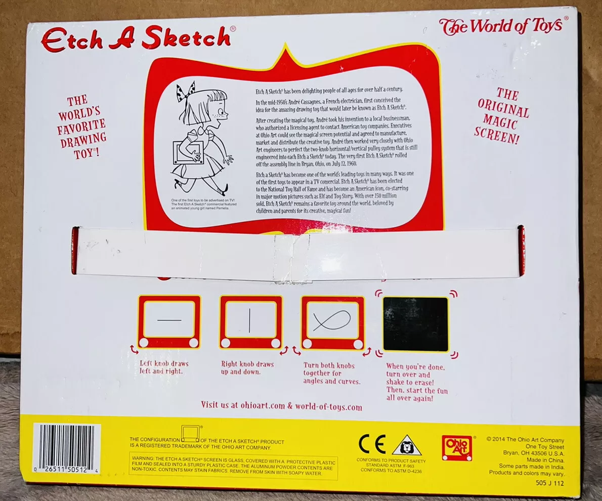  Etch A Sketch Classic, Stan Lee Limited-Edition Drawing Toy  with Magic Screen, for Ages 3 and Up : Toys & Games