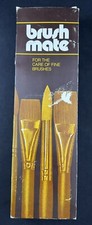 Vintage Brush Mate For Care of Fine Paint Brushes - Made in USA