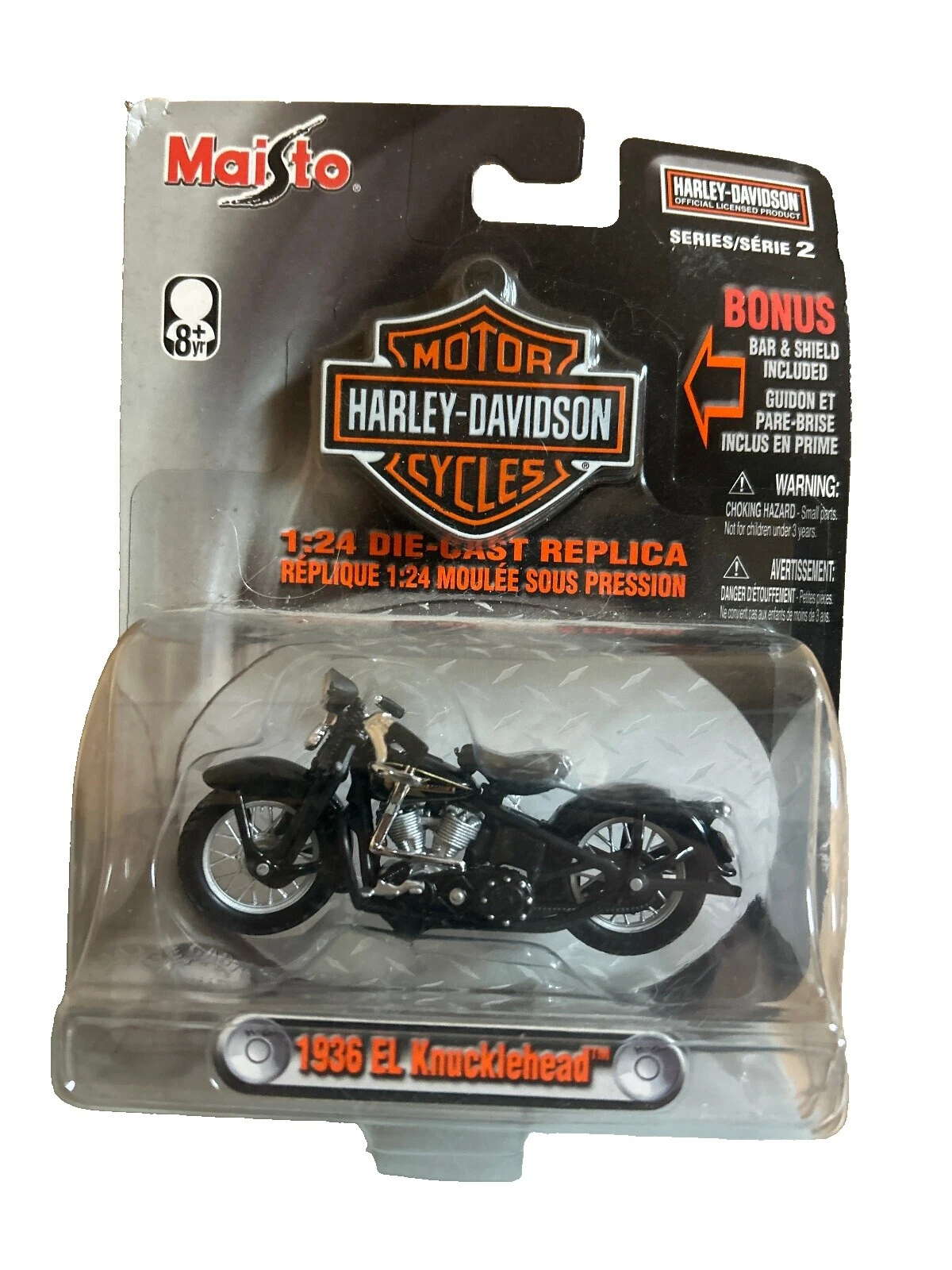 Harley-Davidson 1:24 Harley-Davidson motocicletas y ATV diecast