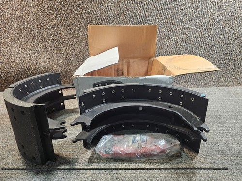 (QTY 2) Haldex GG4311EG Drum Brake Shoe Remanufactured, Rear, Relined