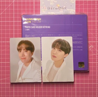 official bts bang bang con photocard keyring set jhope hobi jung hoseok muster