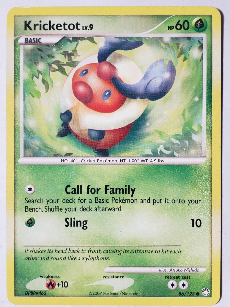 Kricketot 86/123 PL - Mysterious Treasures Pokemon Card - Atsuko