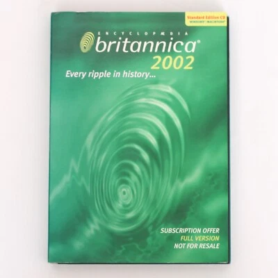 Encyclopaedia Britannica 2002 Standard Edition Software for Windows & Macintosh - Image 1 of 4