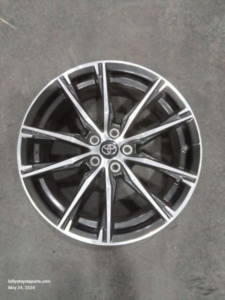 Wheel 17x7 Alloy 10 Spoke Machined Face Dark Gray Inlay Fits 17-21