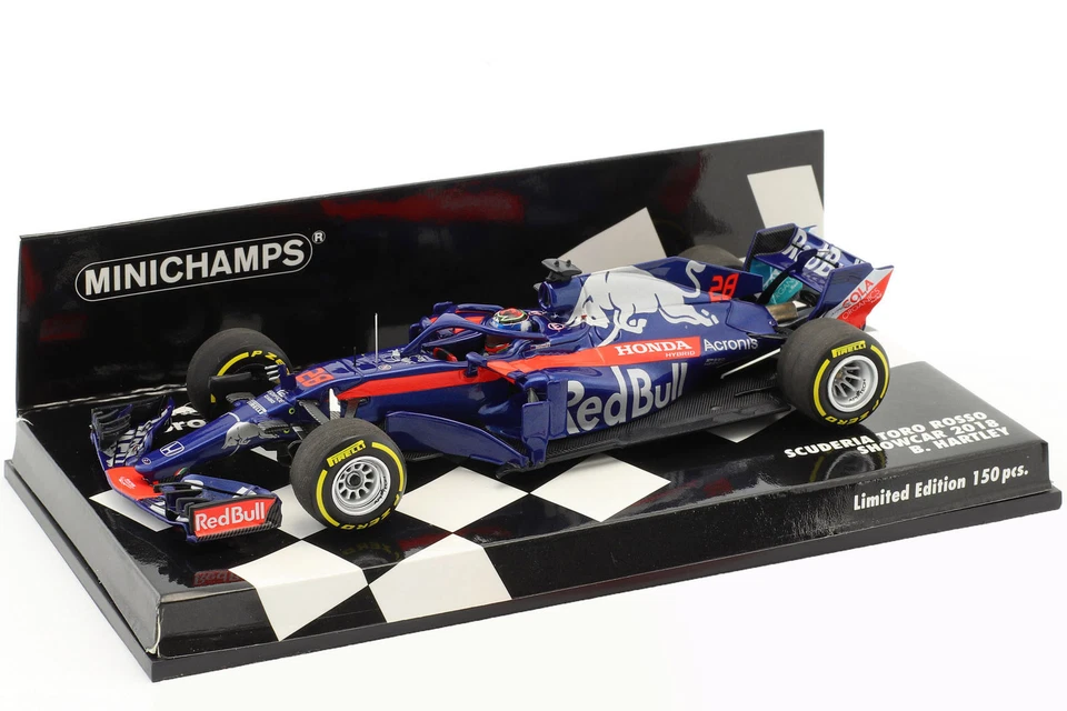 MODELLINO AUTO 1:43 MINICHAMPS F1 TORO ROSSO HONDA HARTLEY SHOWCAR 2018 DIE CAST - Immagine 4 di 4