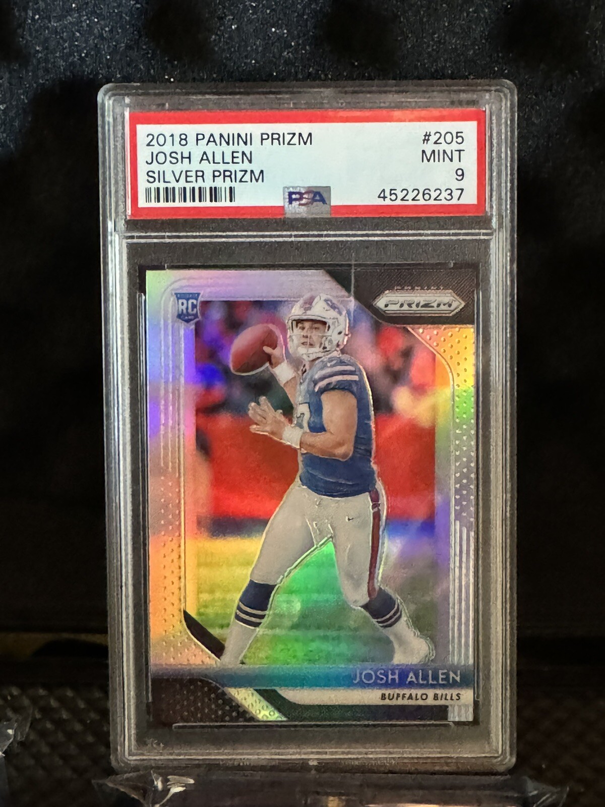2018 Prizm Josh Allen RC Rookie SILVER #205 PSA 9 MINT