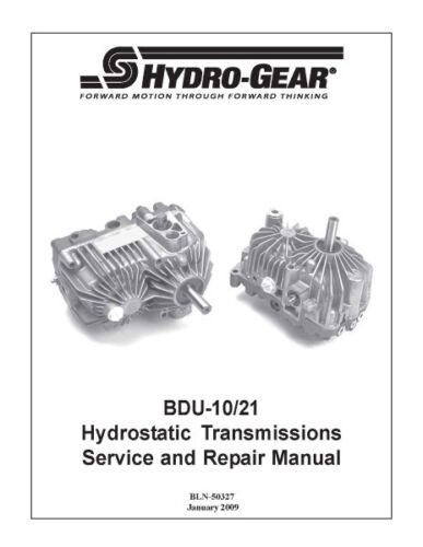 Transmission pump BDU-10L-218/360418/10503R/D-3609/62530/60189 HYDRO GEAR OEM