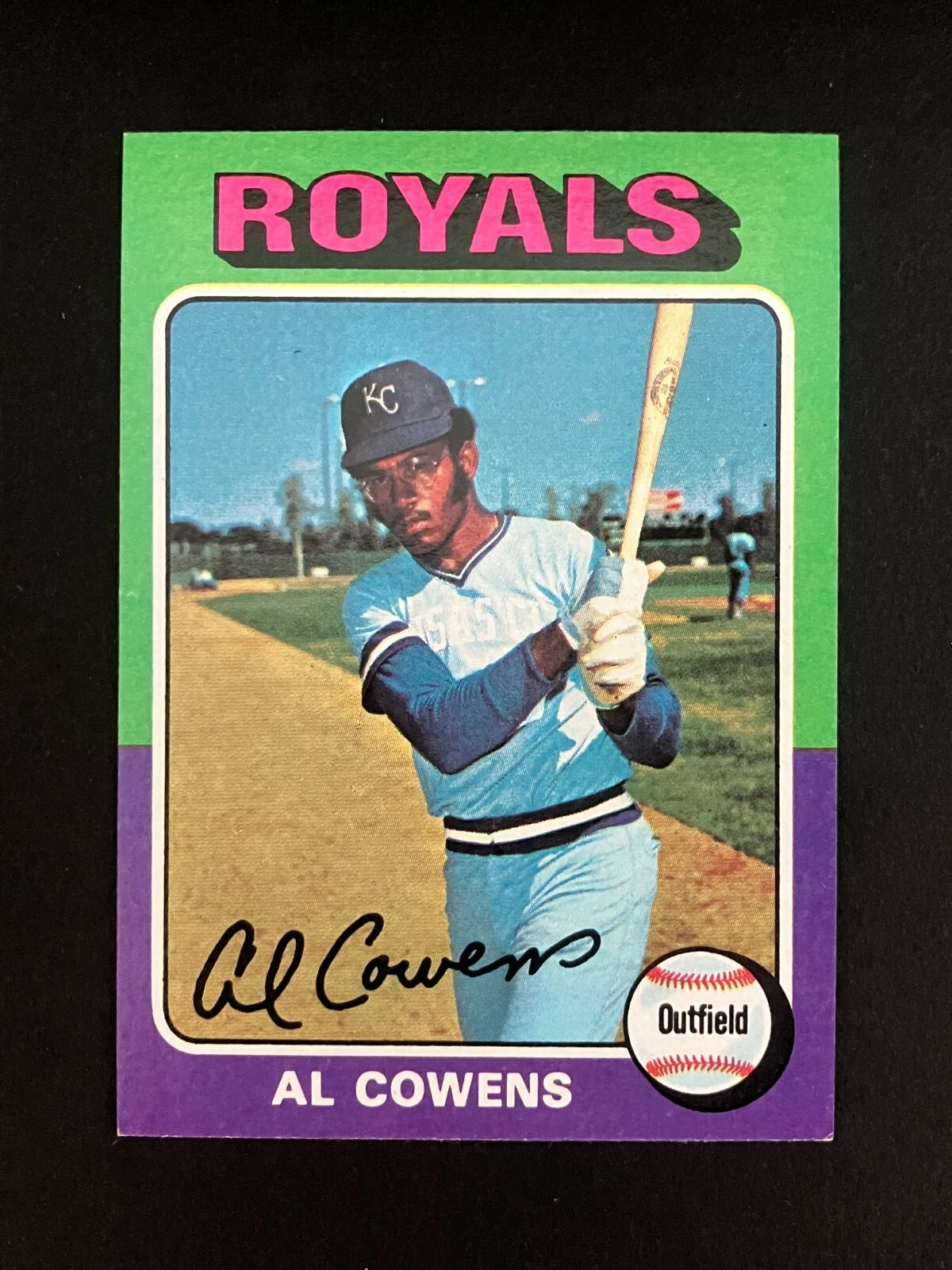 1975 TOPPS MINI HIGH-GRADE SET - AL COWENS  - CARD #437 - ROYALS - NM-MT